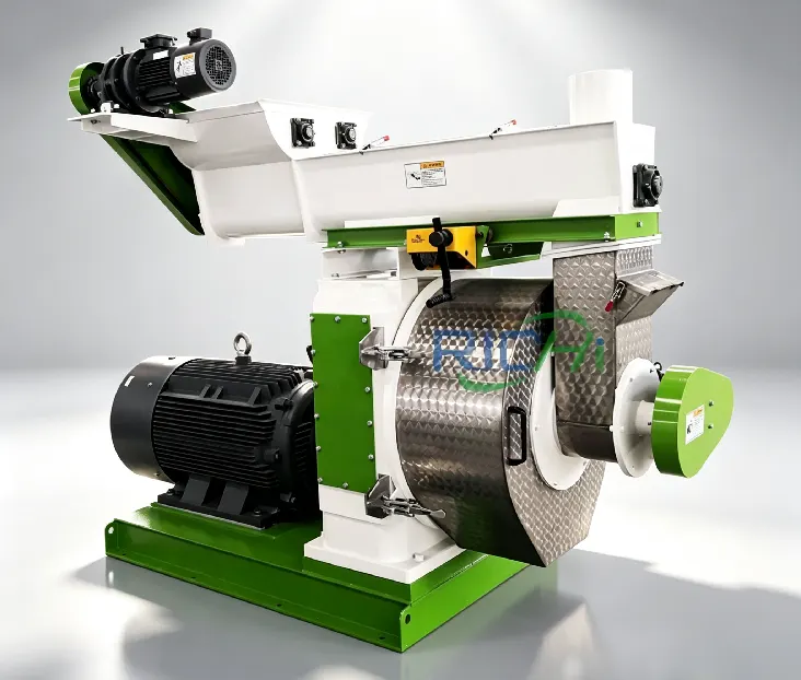 Single cow dung pellet making machine to turn cow dung into fertilizer pellets